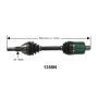 Autopart International Axle Assembly 100% NEW 1700196977