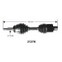 Autopart International Axle Assembly 100% NEW 1700197032