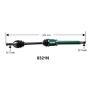 Autopart International Axle Assembly 100% NEW 1700197036