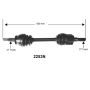 Autopart International Axle Assembly 100% NEW 1700197039