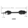 Autopart International Axle Assembly 100% NEW 1700197040
