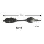 Autopart International Axle Assembly 100% NEW 1700197044