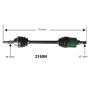 Autopart International Axle Assembly 100% NEW 1700197047