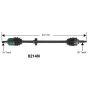 Autopart International Axle Assembly 100% NEW 1700197053