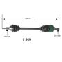 Autopart International Axle Assembly 100% NEW 1700197065