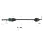 Autopart International Axle Assembly 100% NEW 1700197106