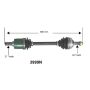 Autopart International Axle Assembly 100% NEW 1700197128