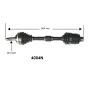 Autopart International Axle Assembly 100% NEW 1700197138