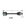 Autopart International Axle Assembly 100% NEW 1700197143