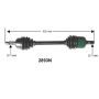Autopart International Axle Assembly 100% NEW 1700197178