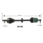 Autopart International Axle Assembly 100% NEW 1700197329