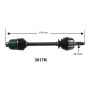 Autopart International Axle Assembly 100% NEW 1700197330