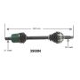 Autopart International Axle Assembly 100% NEW 1700197333