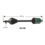 Autopart International Axle Assembly 100% NEW 1700197337