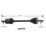 Autopart International Axle Assembly 100% NEW 1700197351