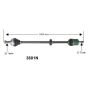 Autopart International Axle Assembly 100% NEW 1700197352