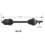 Autopart International Axle Assembly 100% NEW 1700197355