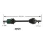 Autopart International Axle Assembly 100% NEW 1700197356