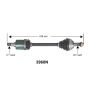 Autopart International Axle Assembly 100% NEW 1700197358