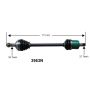 Autopart International Axle Assembly 100% NEW 1700197359