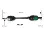Autopart International Axle Assembly 100% NEW 1700197366