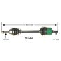 Autopart International Axle Assembly 100% NEW 1700197396