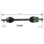 Autopart International Axle Assembly 100% NEW 1700197401