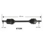 Autopart International Axle Assembly 100% NEW 1700197452