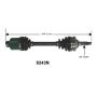 Autopart International Axle Assembly 100% NEW 1700197459