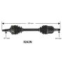 Autopart International Axle Assembly 100% NEW 1700197460