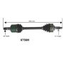 Autopart International Axle Assembly 100% NEW 1700197463