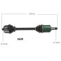 Autopart International Axle Assembly 100% NEW 1700197466