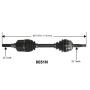 Autopart International Axle Assembly 100% NEW 1700197545