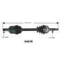 Autopart International Axle Assembly 100% NEW 1700197550