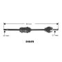 Autopart International Axle Assembly 100% NEW 1700197551
