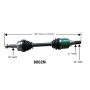 Autopart International Axle Assembly 100% NEW 1700197567