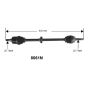 Autopart International Axle Assembly 100% NEW 1700197569