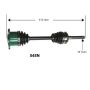 Autopart International Axle Assembly 100% NEW 1700197622