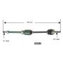 Autopart International Axle Assembly 100% NEW 1700197643