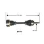 Autopart International Axle Assembly 100% NEW 1700197644