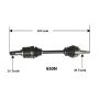 Autopart International Axle Assembly 100% NEW 1700197654