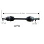Autopart International Axle Assembly 100% NEW 1700197679