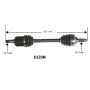 Autopart International Axle Assembly 100% NEW 1700197707
