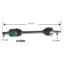 Autopart International Axle Assembly 100% NEW 1700197721