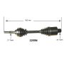 Autopart International Axle Assembly 100% NEW 1700197726