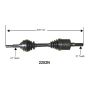 Autopart International Axle Assembly 100% NEW 1700197727