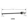 Autopart International Axle Assembly 100% NEW 1700197728