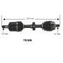 Autopart International Axle Assembly 100% NEW 1700203541