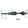 Autopart International Axle Assembly 100% NEW 1700203545
