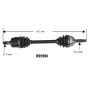 Autopart International Axle Assembly 100% NEW 1700203837
